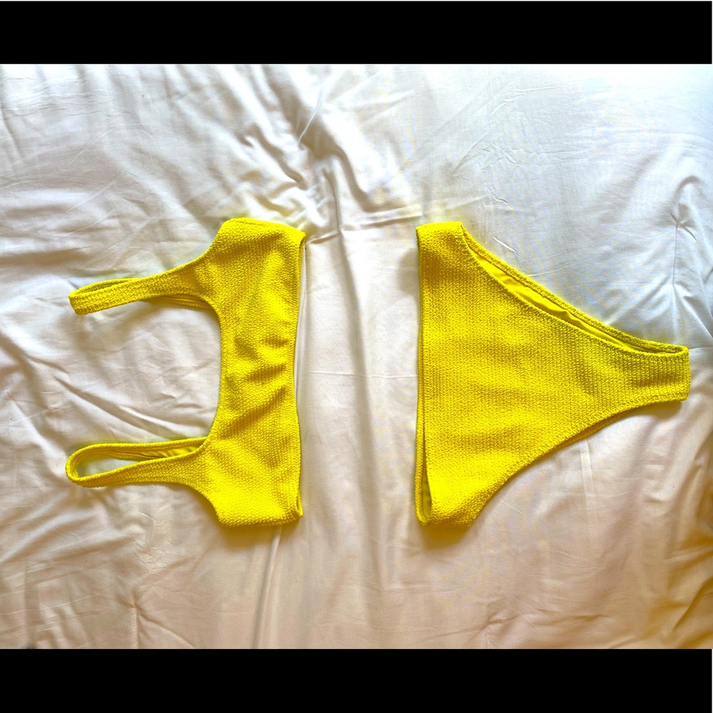 yellow bikini set